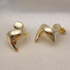 Gold Filled Ring — Stud Earring Polished 02. — alternate product view — SKU 155735 | Oro Laminado anillo — Stud Earring pulido 02. — SKU 155735