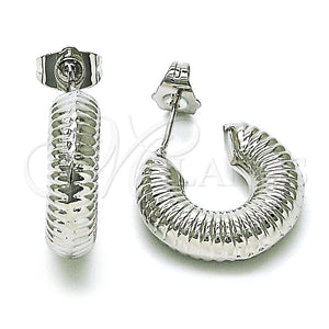 White Gold Filled Hoop Earrings — Small Hoop Hollow Design Diamond Cutting 02. — main product view — SKU 155740 | Oro Laminado Blanco aretes de aro — aro pequeño Hollow diseño Diamond Cutting 02. — SKU 155740