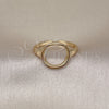 Oro Laminado Elegant Ring, Gold Filled Style Polished, Golden Finish, 01.213.0062 (One size fits all)