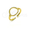 Oro Laminado Elegant Ring, Gold Filled Style Polished, Golden Finish, 01.213.0062 (One size fits all)