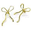 Gold Filled Ring — Stud Earring Bow Design Polished 02. — main product view — SKU 155750 | Oro Laminado anillo — Stud Earring Bow diseño pulido 02. — SKU 155750