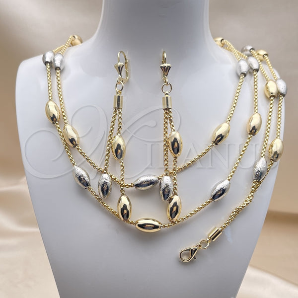 Gold Filled Ring — Necklace Bracelet and Earring Box and Ball Design — alternate product view — SKU 155757 | Oro Laminado anillo — Necklace Bracelet and Earring Box and Ball diseño — SKU 155757