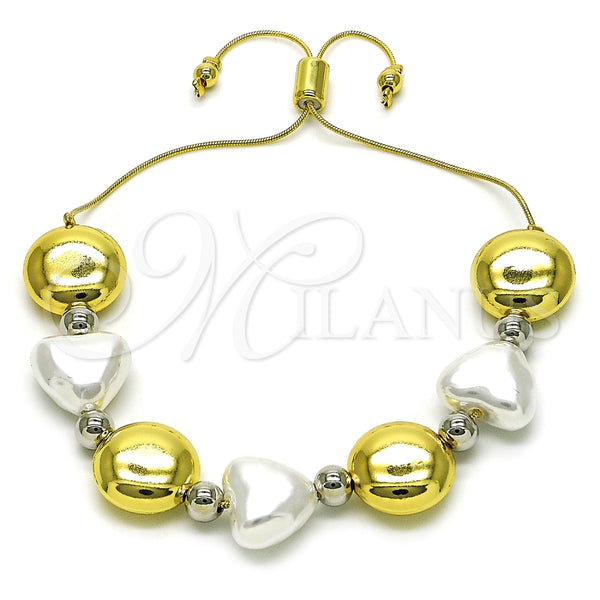 Gold-Filled Heart and Ball Bracelet 03.341.0227.11 — main product image — SKU 155767 | Pulsera de Oro Laminado 03.341.0227.11 — imagen principal del producto — SKU 155767
