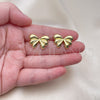 Gold Filled Ring — Stud Earring Bow Design Polished 02. — alternate product view — SKU 155776 | Oro Laminado anillo — Stud Earring Bow diseño pulido 02. — SKU 155776