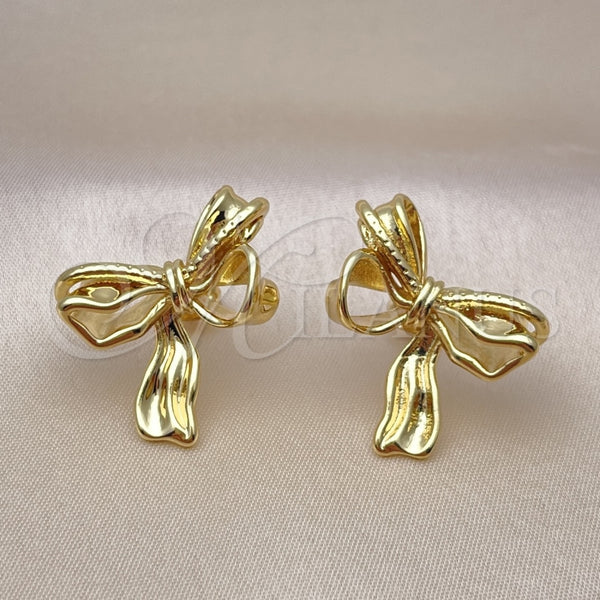 Gold Filled Ring — Stud Earring Bow Design Polished 02. — alternate product view — SKU 155787 | Oro Laminado anillo — Stud Earring Bow diseño pulido 02. — SKU 155787