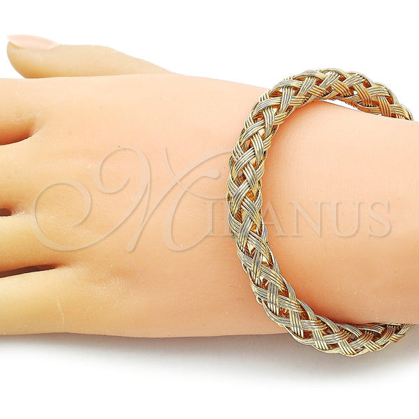 Gold Filled Jewelry — Individual Bangle Twist Design Yellow Polished 07. 10 — alternate product view — SKU 155818 | Oro Laminado joyería — Individual Bangle Twist diseño Yellow pulido 07. 10 — SKU 155818