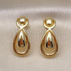 Gold Filled Ring — Stud Earring Teardrop Design Polished 02. — alternate product view — SKU 155837 | Oro Laminado anillo — Stud Earring Teardrop diseño pulido 02. — SKU 155837