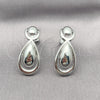 White Gold Filled Ring — Stud Earring Teardrop Design Polished 02. — alternate product view — SKU 155838 | Oro Laminado Blanco anillo — Stud Earring Teardrop diseño pulido 02. — SKU 155838