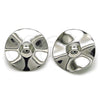 Rhodium Gold Filled Stud Earring, Polished, Rhodium Finish, 02.385.0053.1