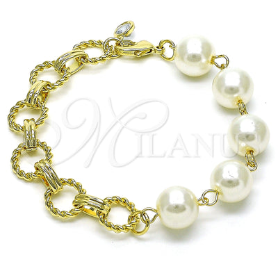 Gold Filled Gold-Filled Ball and Twist Bracelet 03.331.0275.08 for wholesale, main product view