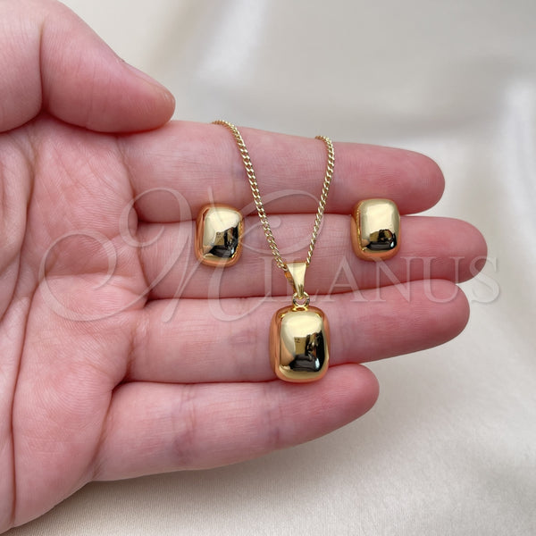 Gold Filled Ring — Earring and Pendant Adult Set Polished 10. — alternate product view — SKU 155988 | Oro Laminado anillo — Earring and Pendant Adult Set pulido 10. — SKU 155988
