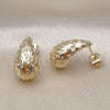 Gold Filled Ring — Stud Earring Teardrop Design Polished 02. — alternate product view — SKU 156011 | Oro Laminado anillo — Stud Earring Teardrop diseño pulido 02. — SKU 156011