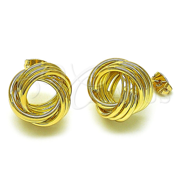 Gold Filled Ring — Stud Earring Love Knot Design Polished 02. — alternate product view — SKU 156049 | Oro Laminado anillo — Stud Earring Love Knot diseño pulido 02. — SKU 156049