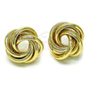 Gold Filled Ring — Stud Earring Love and Twist Design Polished 02. — alternate product view — SKU 156060 | Oro Laminado anillo — Stud Earring Love and Twist diseño pulido 02. — SKU 156060