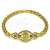 Dorado Oro Laminado Pulsera, vista principal del producto por Mayoreo, vista principal del producto