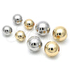 Rhodium Gold Filled Huggie Hoop, Ball Design, Polished, Rhodium Finish, 02.195.0291.1.16