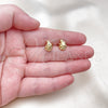 Gold Filled Ring — Stud Earring Teardrop Design Polished 02. — alternate product view — SKU 156174 | Oro Laminado anillo — Stud Earring Teardrop diseño pulido 02. — SKU 156174