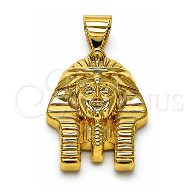 Oro Laminado Religious Pendant, Gold Filled Style Polished, Golden Finish, 05.342.0211