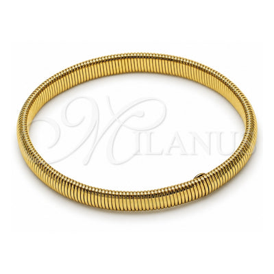Oro Laminado Fancy Bracelet, Gold Filled Style Polished, Golden Finish, 03.341.2287.1.08 (08 MM Thickness, 8 Inches Length)