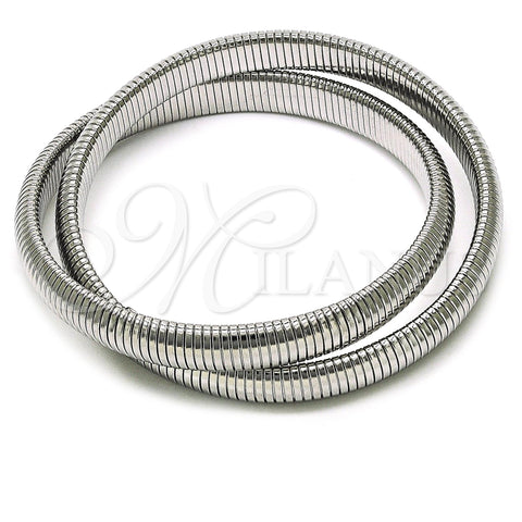 Stainless Steel Fancy Bracelet, Polished, Steel Finish, 03.341.2288.08 (08 MM Thickness, 8 Inches Length)
