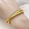 Stainless Steel Fancy Bracelet, Polished, Golden Finish, 03.341.2288.1.08 (08 MM Thickness, 8 Inches Length)