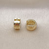 Oro Laminado Huggie Hoop, Gold Filled Style Polished, Golden Finish, 02.213.0584.10