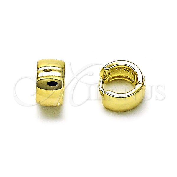 Gold Filled Hoop Earrings — Huggie Hoop Polished 02. — main product view — SKU 156323 | Oro Laminado aretes de aro — Huggie Hoop pulido 02. — SKU 156323