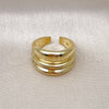 Oro Laminado Elegant Ring, Gold Filled Style Polished, Golden Finish, 01.341.0158 (One size fits all)