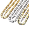 Stainless Steel Necklace and Bracelet, Polished, Golden Finish, 06.363.0035.2.24