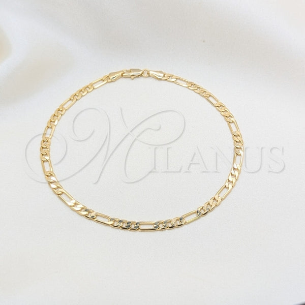 Gold Filled Anklet — Basic Anklet Polished 03. 04 MM Thickness 10 — main product view — SKU 156454 | Oro Laminado tobillera — básico Anklet pulido 03. 04 MM Thickness 10 — SKU 156454