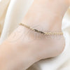 Oro Laminado Basic Anklet, Gold Filled Style Polished, Golden Finish, 03.419.0004.10 (04 MM Thickness, 10 Inches Length)