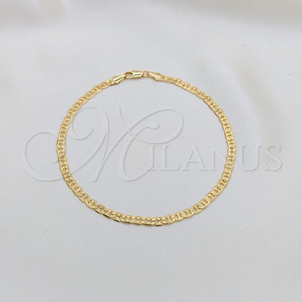 Gold Filled Anklet — Basic Anklet Diamond Cutting 03. 04 MM Thickness — main product view — SKU 156459 | Oro Laminado tobillera — básico Anklet Diamond Cutting 03. 04 MM Thickness — SKU 156459