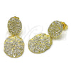 Gold Filled Ring — Stud Earring Diamond Cutting 02. — alternate product view — SKU 156512 | Oro Laminado anillo — Stud Earring Diamond Cutting 02. — SKU 156512