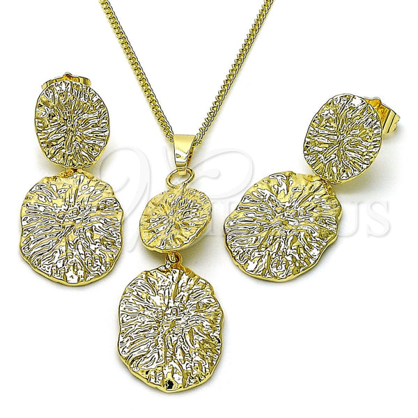 Gold Filled Ring — Earring and Pendant Adult Set Diamond Cutting 10. — main product view — SKU 156513 | Oro Laminado anillo — Earring and Pendant Adult Set Diamond Cutting 10. — SKU 156513