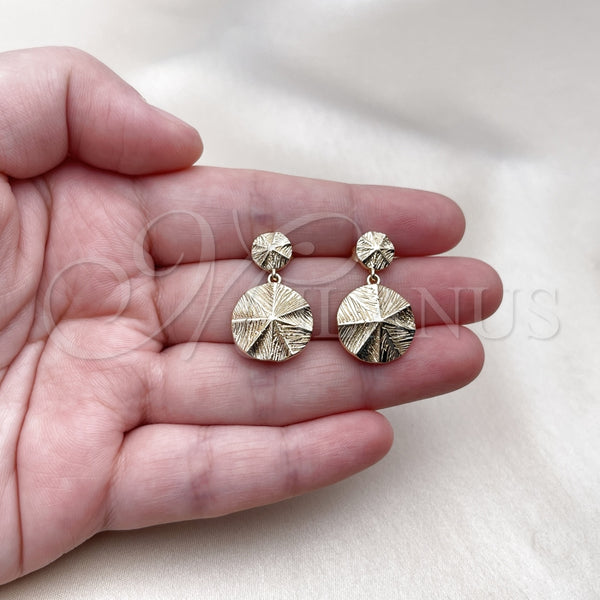 Gold Filled Ring — Stud Earring Diamond Cutting 02. — main product view — SKU 156514 | Oro Laminado anillo — Stud Earring Diamond Cutting 02. — SKU 156514