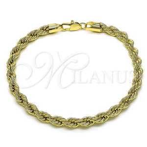 Gold Filled Anklet — Basic Anklet Rope Design Polished 04. 06 MM — main product view — SKU 156525 | Oro Laminado tobillera — básico Anklet Rope diseño pulido 04. 06 MM — SKU 156525