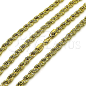 Gold Filled Necklace — Basic Necklace Rope Design Polished 04. 06 MM — main product view — SKU 156527 | Oro Laminado collar — básico Necklace Rope diseño pulido 04. 06 MM — SKU 156527