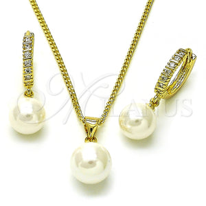 Gold Filled Ring — Earring and Pendant Adult Set Ball Design with — main product view — SKU 156580 | Oro Laminado anillo — Earring and Pendant Adult Set Ball diseño with — SKU 156580