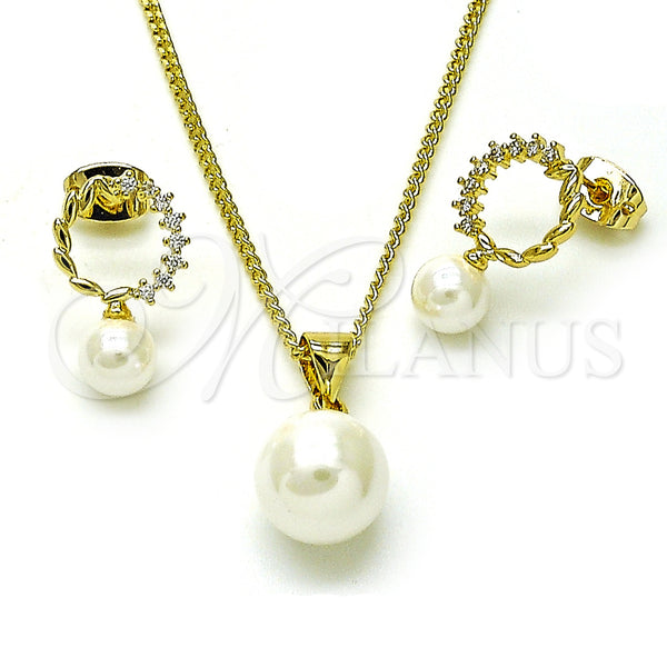 Gold Filled Ring — Earring and Pendant Adult Set Ball Design with — main product view — SKU 156583 | Oro Laminado anillo — Earring and Pendant Adult Set Ball diseño with — SKU 156583