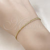 Gold Filled Bracelet — Basic Bracelet Miami Cuban Design Polished 04. 0.60 — alternate product view — SKU 156588 | Oro Laminado brazalete — básico Bracelet Miami Cuban diseño pulido 04. 0.60 — SKU 156588