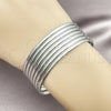 Rhodium Plated Semanario Bangle, Polished, Rhodium Finish, 07.298.0001.1.05