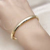 Oro Laminado Individual Bangle, Gold Filled Style Polished, Golden Finish, 07.213.0013.05 (Thickness, Size 5 (2.50 Diameter))