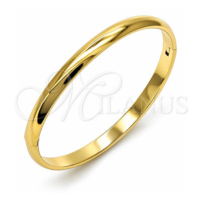 Oro Laminado Individual Bangle, Gold Filled Style Polished, Golden Finish, 07.213.0013.05 (Thickness, Size 5 (2.50 Diameter))