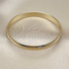 Oro Laminado Individual Bangle, Gold Filled Style Polished, Golden Finish, 07.213.0014.05 (Thickness, Size 5 (2.50 Diameter))