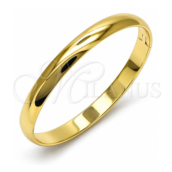 Oro Laminado Individual Bangle, Gold Filled Style Polished, Golden Finish, 07.213.0014.05 (Thickness, Size 5 (2.50 Diameter))