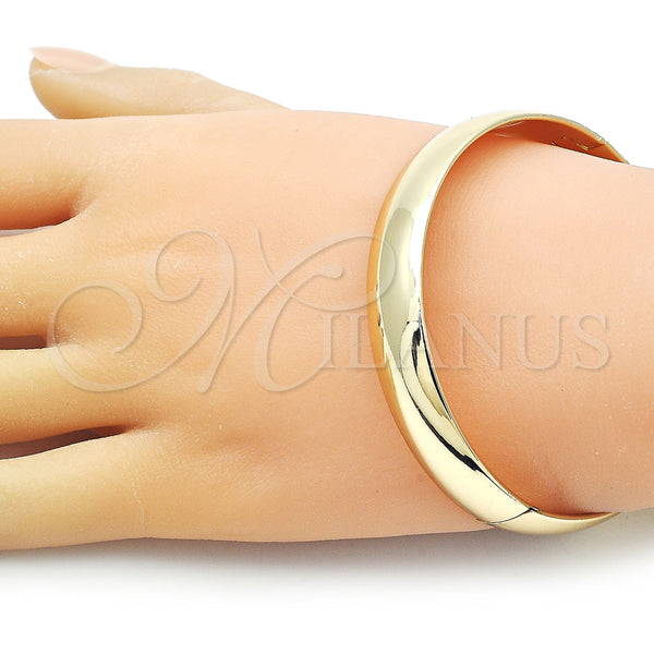 Gold Filled Jewelry — Individual Bangle Polished 07. 12 MM Thickness Size — alternate product view — SKU 156645 | Oro Laminado joyería — Individual Bangle pulido 07. 12 MM Thickness Size — SKU 156645