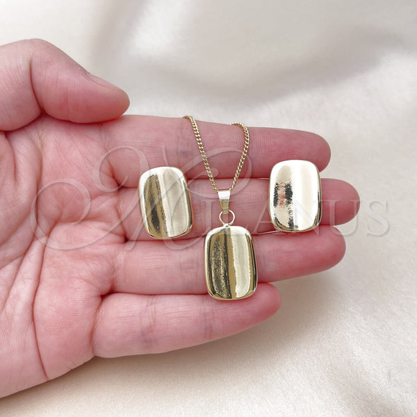 Gold Filled Ring — Earring and Pendant Adult Set Polished 10. — alternate product view — SKU 156752 | Oro Laminado anillo — Earring and Pendant Adult Set pulido 10. — SKU 156752