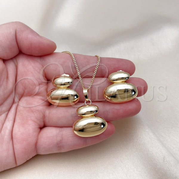 Gold Filled Ring — Earring and Pendant Adult Set Polished 10. — alternate product view — SKU 156753 | Oro Laminado anillo — Earring and Pendant Adult Set pulido 10. — SKU 156753
