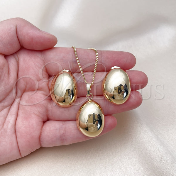 Gold Filled Ring — Earring and Pendant Adult Set Polished 10. — alternate product view — SKU 156756 | Oro Laminado anillo — Earring and Pendant Adult Set pulido 10. — SKU 156756