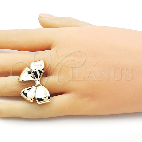 Gold Filled Ring — Elegant Ring Bow Design Polished 01.60. One size — alternate product view — SKU 156766 | Oro Laminado anillo — Elegant Ring Bow diseño pulido 01.60. One size — SKU 156766